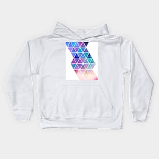 Space Triangles Kids Hoodie